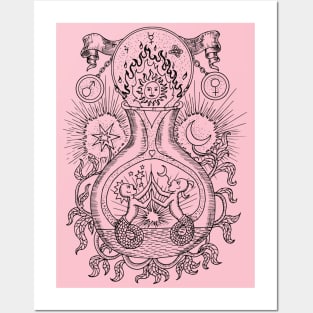 Love Potion (Version 1) Mystic and occult design. Posters and Art